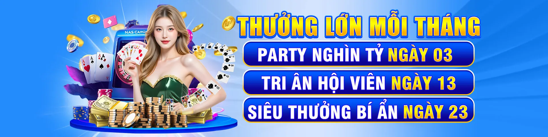 Sòng bạc Trực tiếp tx68 nổ hũ với Baccarat, Roulette và Blackjack